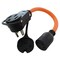 Ac Works 1.5FT 50A 14-50 Piggy-Back Plug with L14-30R Connector Adapter Cord PB1450L1430 - alternate 1